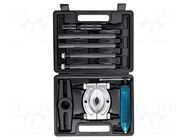 Bearing puller; bushings,workshop,bearings; Kit: case NEO TOOLS