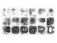 Circlip; spring steel; Ring: internal; 300pcs. NEO TOOLS