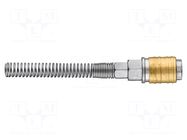 Quick connection coupling; brass; Øint: 6mm; Øout: 8mm NEO TOOLS