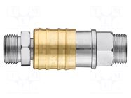 Quick connection coupling; brass; Application: for compressor NEO TOOLS