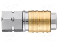 Quick connection coupling; brass; Application: for compressor NEO TOOLS