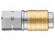Quick connection coupling; brass; Application: for compressor NEO TOOLS