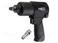 Wrench; pneumatic; 720Nm; Mounting: 1/2" NEO TOOLS
