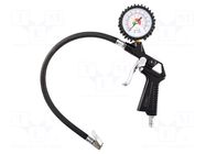 Wheel inflation gun; with manometer; 63mm NEO TOOLS