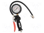 Wheel inflation gun; with manometer; 80mm NEO TOOLS