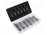 Staples; Ø: 6mm,8mm; 600pcs; for plastic NEO TOOLS