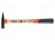 Hammer; fitter type; 258mm; 100g; wood (ash) NEO TOOLS