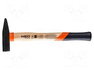 Hammer; fitter type; 280mm; 200g; wood (ash) NEO TOOLS