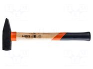 Hammer; fitter type; 345mm; 800g; wood (ash) NEO TOOLS
