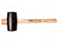 Hammer; 380mm; 680g; rubber; Ø: 75mm NEO TOOLS