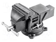 Vice; 125mm; with anvil; metalworks NEO TOOLS