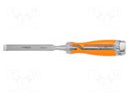 Chisel; Application: wood; Tipwidth: 12mm; L: 260mm; antislip NEO TOOLS