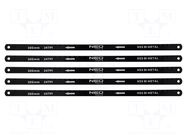 Single sided; metal; 300mm; 5pcs; Accessories: hacksaw blade NEO TOOLS