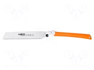 Saw; japanese,manual,folding,wide profile; wood; 11teeth/inch NEO TOOLS