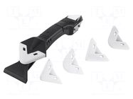 Putty knife; for silicones; Kit: scraper; 6pcs. NEO TOOLS