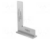 Try square; L: 150mm; Width: 100mm; with bracket NEO TOOLS
