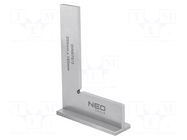 Try square; L: 250mm; Width: 160mm; with bracket NEO TOOLS