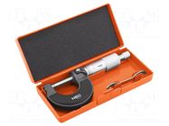 Micrometer; Range: 0÷25mm NEO TOOLS