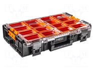 Container: collective; with boxes; black-orange; 575x330x135mm NEO TOOLS