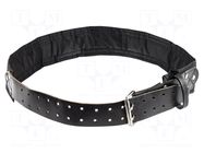 Tool belt; multipurpose; black; 130x65mm NEO TOOLS