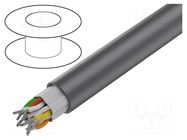 Wire; EcoCable Mini; 8x2x22AWG; unshielded; 300V; 30.5m; Cu; 100ft ALPHA WIRE