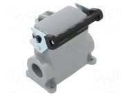 Enclosure for connectors: HDC; size H-B 10; with latch; straight LAPP