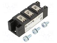 Double series; 1.2kV; 130A; Y4-M6; Ufmax: 1.36V; Ifsm: 5.08kA; screw IXYS