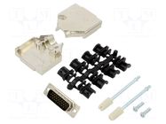 Connector: D-Sub HD; PIN: 26; plug; male; for cable; straight MH CONNECTORS