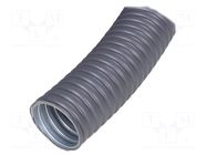 Protective tube; Size: 63; galvanised steel; grey; -15÷70°C HELLERMANNTYTON