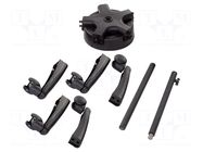 Tool: mobile stand; ESD; H: 800mm; Base dia: 600mm INSPEKTEC