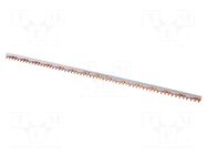 Busbar; 10mm2; Poles: 4; 690VAC; 690VDC; Inom: 63A; No.of mod: 60 ABB