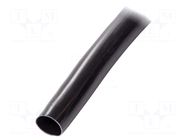 Insulating tube; PVC; black; -20÷125°C; Øint: 18mm; L: 100m; UL94V-0 SIGI