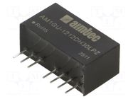 Converter: DC/DC; 1W; Uin: 4.5÷36VDC; Uout: 12VDC; Uout2: -12VDC AIMTEC