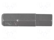 Screwdriver bit; hex key; HEX 3mm; Overall len: 25mm; 2pcs. PROLINE