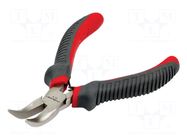 Pliers; curved,half-rounded nose; 125mm; MICRO PROLINE