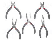 Kit: pliers; cutting,adjustable,half-rounded nose,universal PROLINE