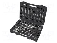 Wrench-set; 6-angles,socket spanner; Chrom-vanadium steel PROLINE
