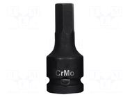Socket; hex key,socket spanner,impact; HEX 6mm; 1/2"; bit socket PROLINE