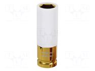 Socket; to wheels,socket spanner,impact; Holder: square; 1/2" PROLINE