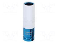 Socket; to wheels,socket spanner,impact; Holder: square; 1/2" PROLINE