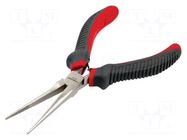 Pliers; half-rounded nose,elongated; 150mm; MICRO PROLINE