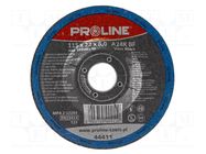 Grinding wheel; Ø: 115mm; Disc thick: 6mm; metal; 22mm PROLINE
