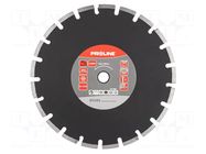 Cutting diamond wheel; Ø: 350mm; Øhole: 25.4mm; Disc thick: 2.9mm PROLINE