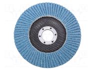Flap grinding wheels; Ø: 115mm; Granularity: 120; 22.2mm PROLINE