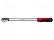 Wrench; torque; 381mm; 20÷100Nm; 1/2"; HD PROLINE