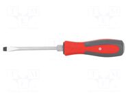 Screwdriver; for impact,assisted with a key; slot; SL 6; 150mm PROLINE