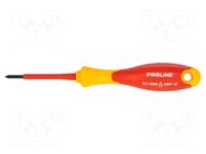 Screwdriver; insulated; Phillips; PH1; 80mm PROLINE