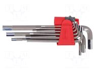 Wrench-set; hex key; 1.5mm,2mm,2.5mm,3mm,4mm,5mm,6mm,8mm,10mm PROLINE