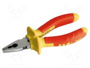 Pliers; insulated,universal; chrome-vanadium steel; 160mm PROLINE
