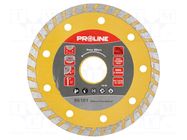 Cutting diamond wheel; Ø: 115mm; Øhole: 22.23mm; Disc thick: 2mm PROLINE